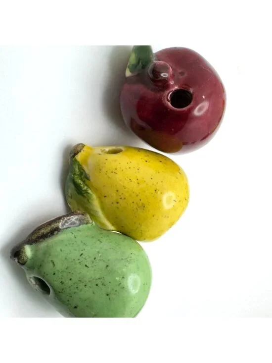 Loose Kitchen Ceramic Fruits Vegetables Decor Replacement Tomato Onion No Rope - Picture 5 of 16